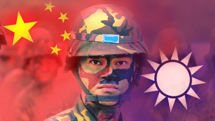 Imagem de um soldado de Taiwan - BBC