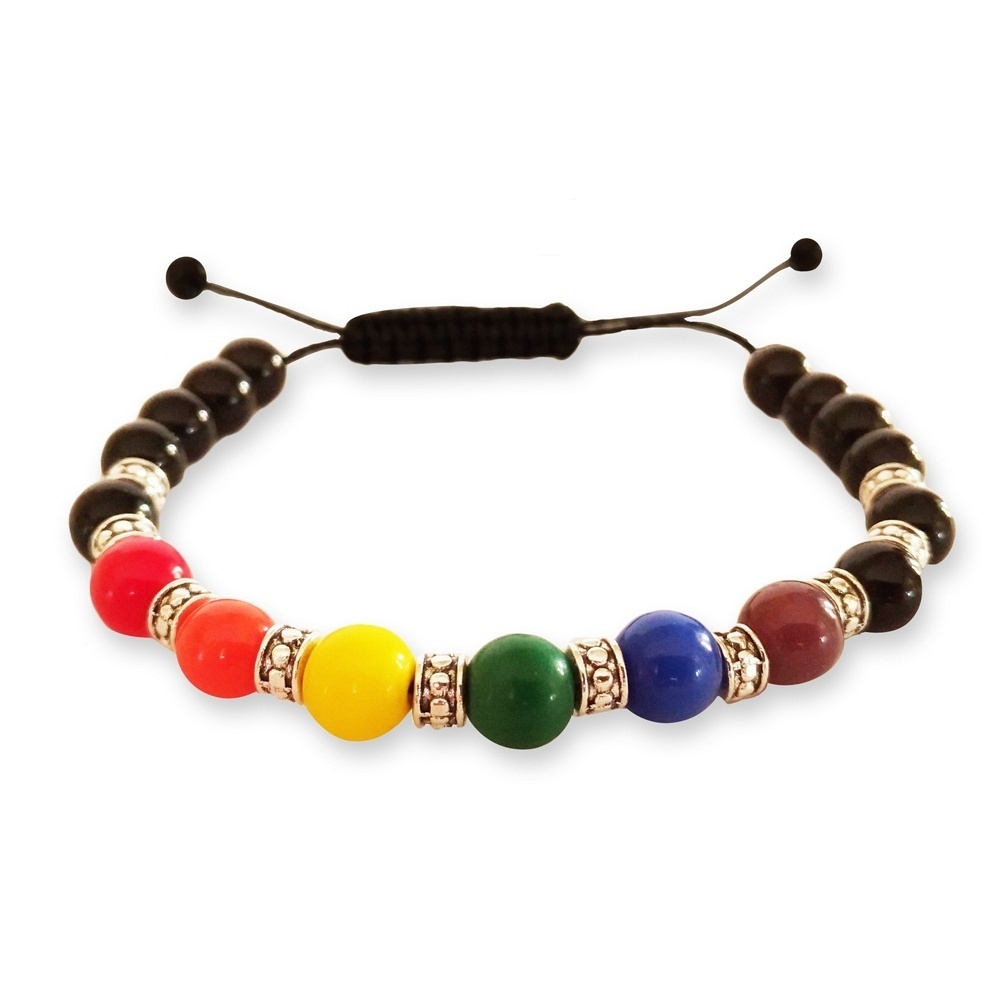 Pulseira do site Logay, que comercializa roupas, acessórios e objetos de decoração que remetem à causa gay - Divulgação