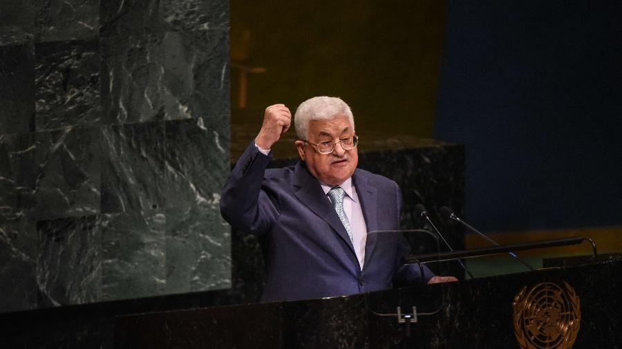 Mahmoud Abbas, presidente da Autoridade Nacional Palestina - Stephanie Keith/ AFP