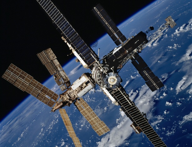 A estação espacial de Mir - Nasa/NYT