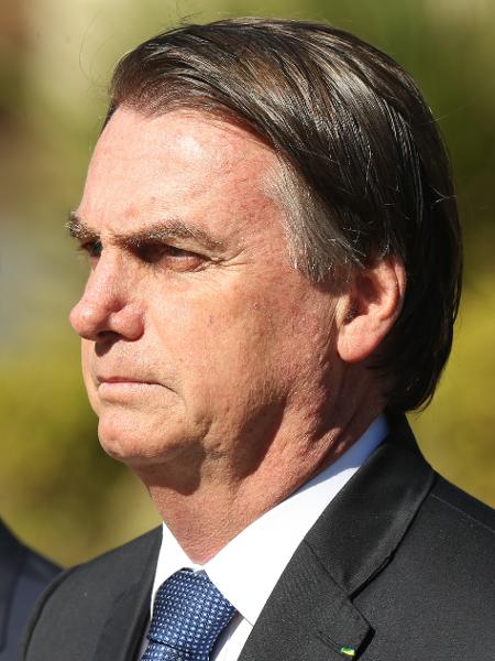 O Presidente Jair Bolsonaro chega acompanhado pelo Ministro da Justiça, Sérgio Moro - Andre Coelho/Folhapress