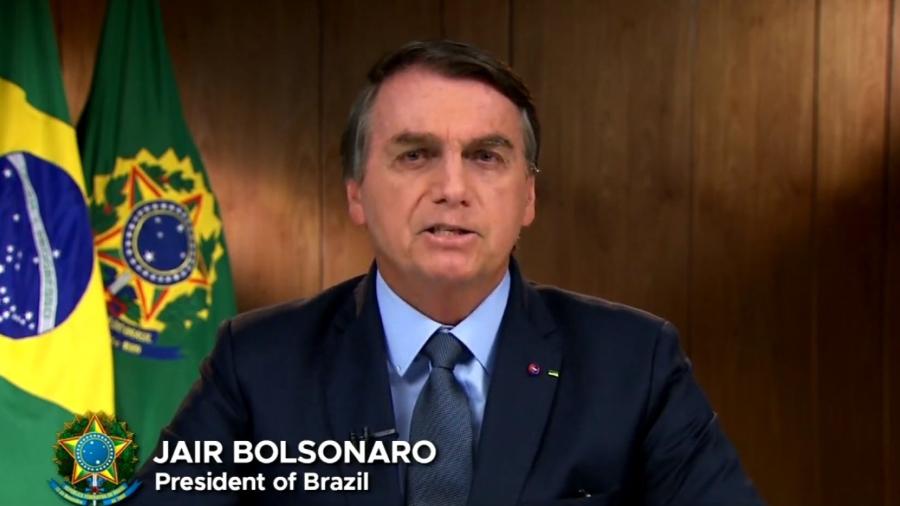 Discurso de Jair Bolsonaro na abertura da Assembleia Geral da ONU - Reprodução/YouTube