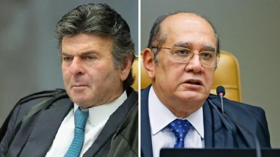 Luiz Fux, presidente do STF, que tem competência para suspender liminar se quiser, e Gilmar Mendes, que é relator de outra ADPF - Carlos Moura/STF; Felipe Sampaio/SCO/STF 