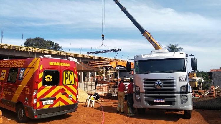 foz - Divulgação/Corpo de Bombeiros de Foz do Iguaçu - Divulgação/Corpo de Bombeiros de Foz do Iguaçu