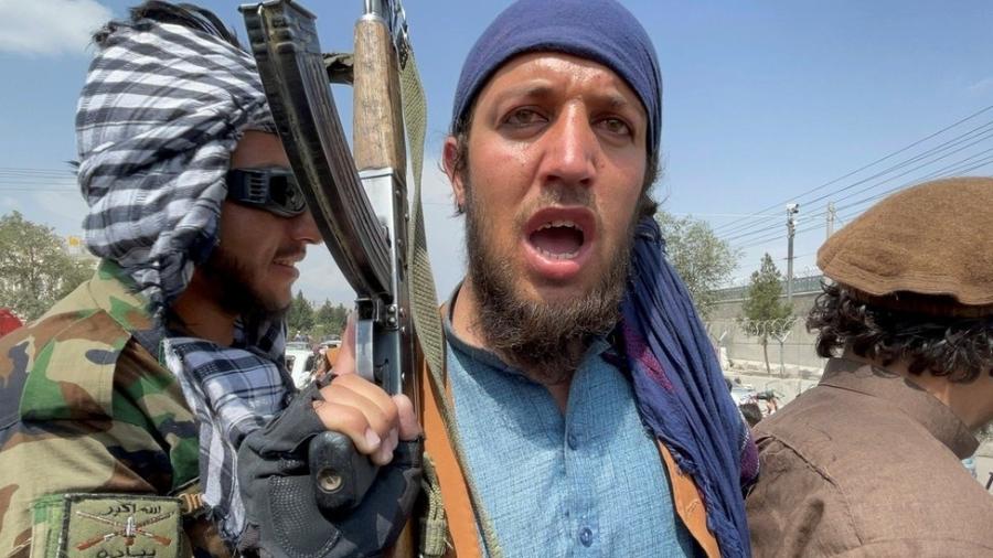 Forças do Talibã em Cabul em foto de 31 de agosto; grupo radical rejeitava tecnologia e mídias, mas agora reconhece sua importância - Reuters