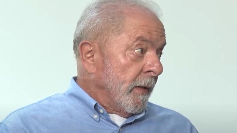 Ex-presidente Lula durante entrevista ao Portal Uai, de Minas Gerais - Reprodução/Canal Portal Uai