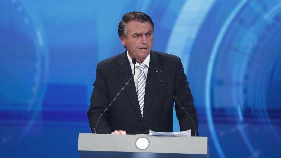 Jair Bolsonaro participa de sabatina na TV Record - Divulgação