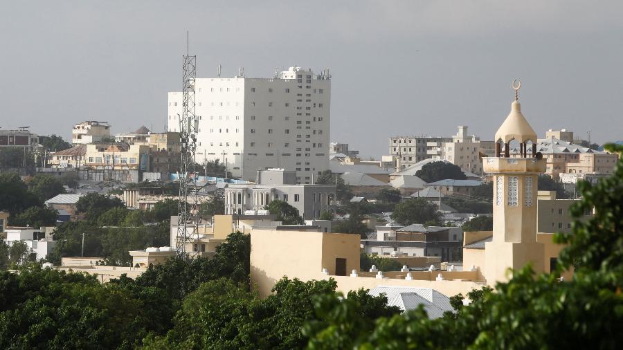 Uma visão geral mostra uma seção do horizonte de Mogadíscio, Somália, 28 de novembro de 2022 - FEISAL OMAR/REUTERS