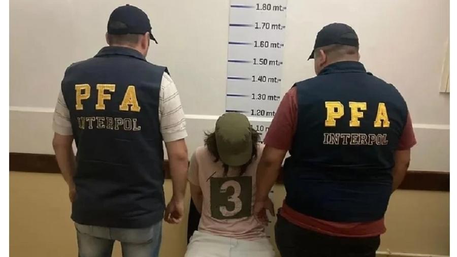 Homem de 24 anos suspendeu curso e se escondeu na Argentina até ser preso em Mar del Plata - Polícia Federal da Argentina/Divulgação