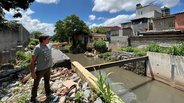 Obra da prefeitura parou a pouco metros da casa do Mauro Zacarias