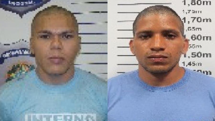 Deibson Cabral Nascimento (esq) e Rogério da Silva Mendonça (dir) fugiram do presídio federal de Mossoró (RN)