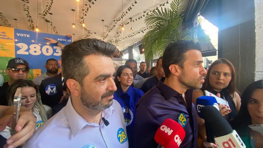 Pablo Marçal e Leonardo Avalanche, presidente nacional do PRTB, gravado dizendo ter ligação com o PCC