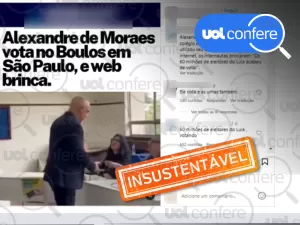 Não há evidências de que Moraes votou em Boulos; voto é secreto