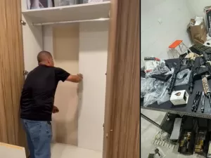 Polícia acha 152 armas escondidas em bunker na casa de CAC em SP