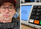 Johnny Hooker diz que teclas da urna em que vota foram coladas em SP