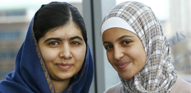 Malala (esq.) e Muzoon (dir.) - Reuters