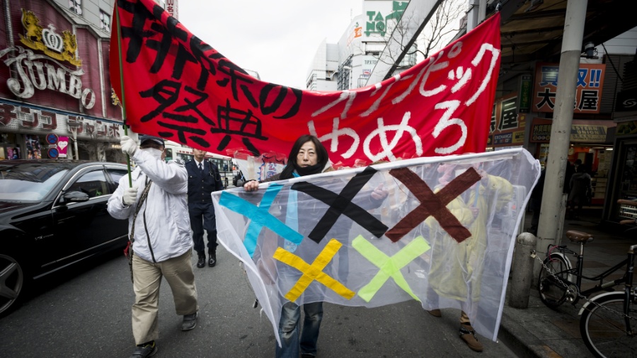 Manifestos contra a realização dos Jogos Olímpicos de 2020 em Tóquio, no Japão, datam desde 2016 - Alessandro Di Ciommo/Brazil Photo Press/Ag. O Globo