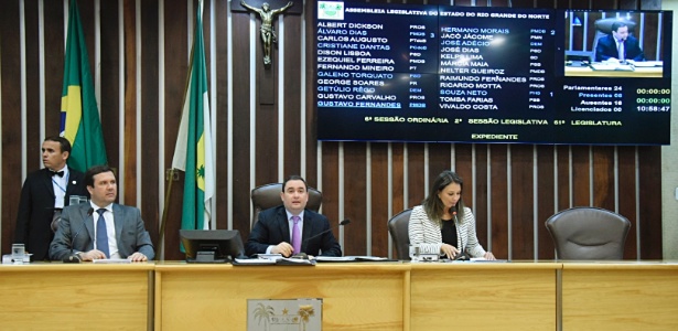 Sessão ordinária da Assembleia do Rio Grande do Norte - João Gilberto/Assembleia do RN