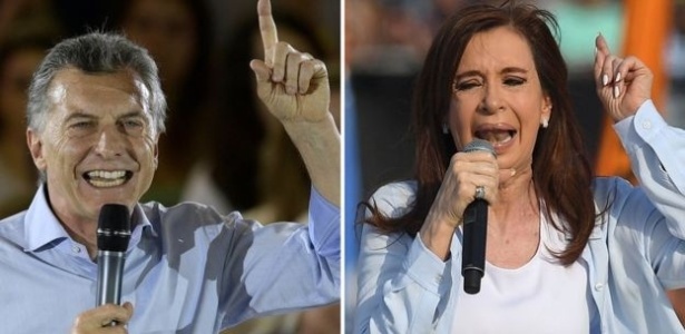 22.out.2017 - Macri e Cristina Kirchner (ela é candidata ao Senado) polarizam opiniões  - Getty Images