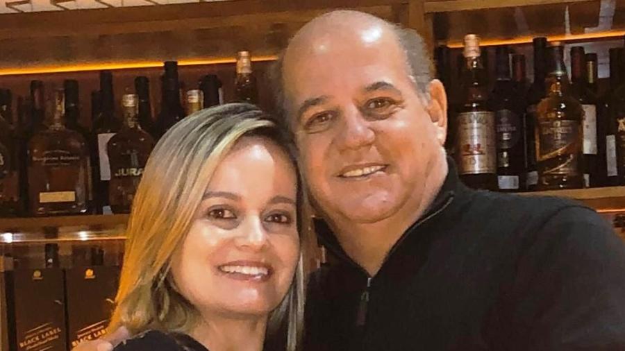 O dentista Ney Eduardo Vieira Martins e sua esposa, Taciana Maciel - Arquivo Pessoal