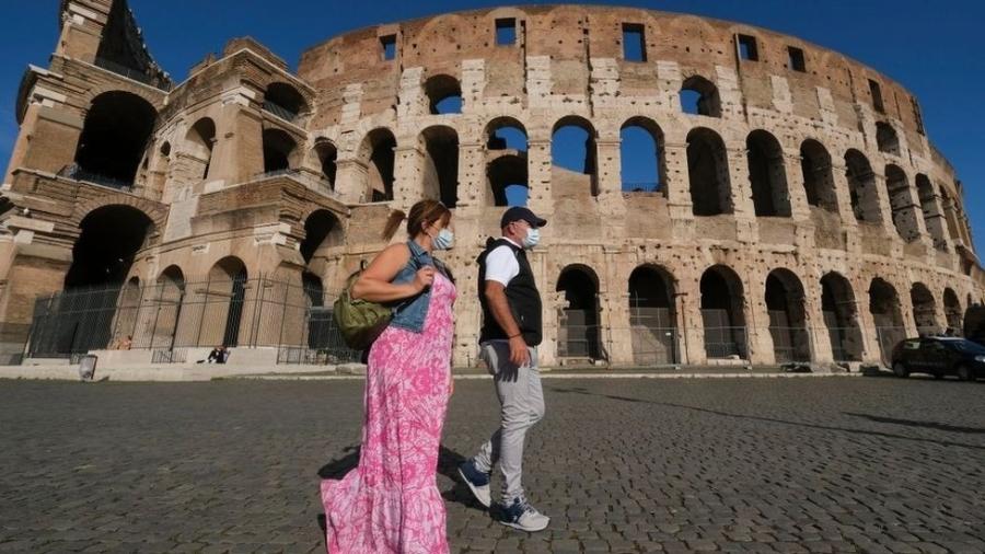 Centro de Roma está muito mais vazio por causa da pandemia - Getty Images