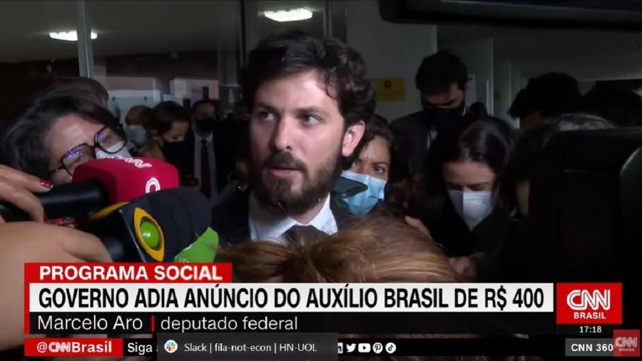 Deputado Marcelo Aro arrisca dizer que a pasta ainda não tem uma solução orçamentária para o novo programa - Reprodução/CNN Brasil
