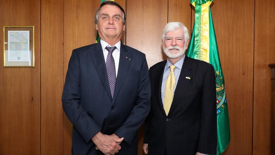 Christopher Dodd e Jair Bolsonaro - Agência Brasil