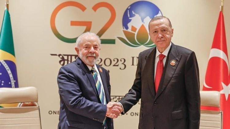 O presidente Lula e o presidente da Turquia, Recep Tayyip Erdogan O presidente Lula e o presidente da Turquia, Recep Tayyip Erdogan