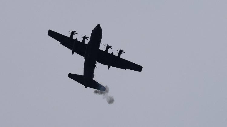 O Ghostrider durante um exercício militar na Coreia do Sul