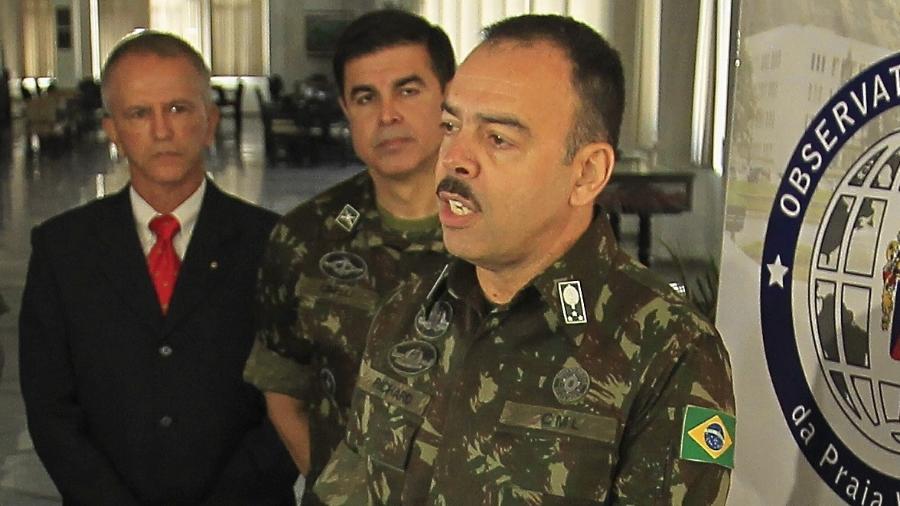 O secretário de Segurança, general Richard Nunes, em fórum de debates sobre a intervenção no Rio - ESTEFAN RADOVICZ/AGÊNCIA O DIA/AGÊNCIA O DIA/ESTADÃO CONTEÚDO