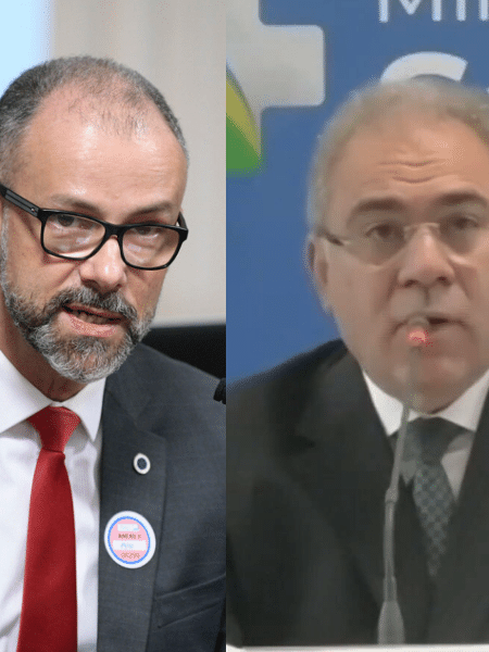 Antonio Barra Torres e Marcelo Queiroga não chegam a acordo sobre vacinação de crianças - Divulgação e reprodução de vídeo
