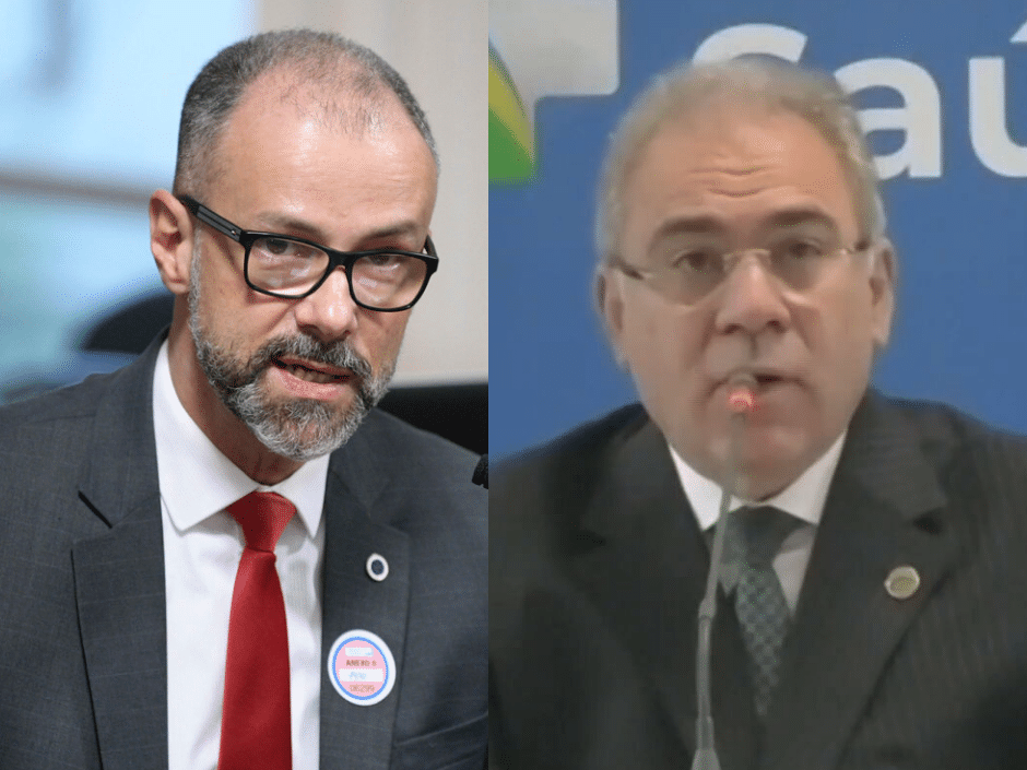 Diretor da Anvisa e ministro da Saúde, os opostos no governo negacionista