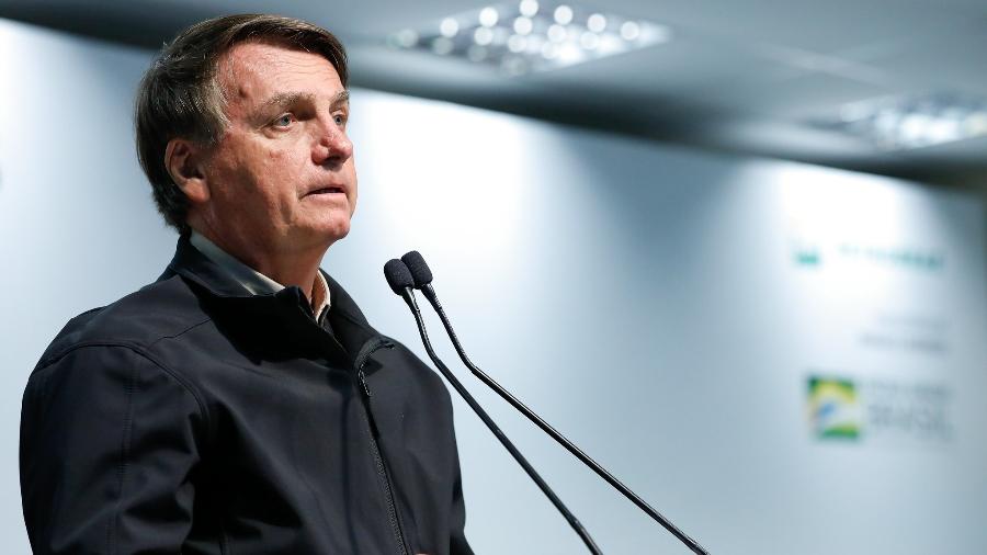 Bolsonaro discursa em evento em refinaria da Petrobras - Alan Santos