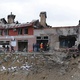 Apr 18.2022 - Rescuers search a site hit by an attack in Lviv, western Ukraine - Reproduction/Facebook/kozytskyy.maksym.official