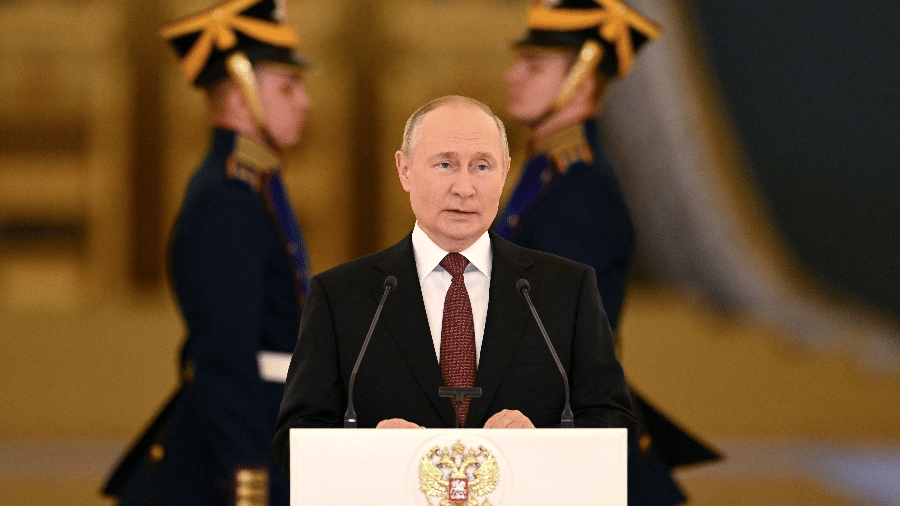 O presidente da Rússia, Vladimir Putin, decretou punição para soldado que se recusar a lutar - Sputnik/Pavel Bednyakov/Reuters