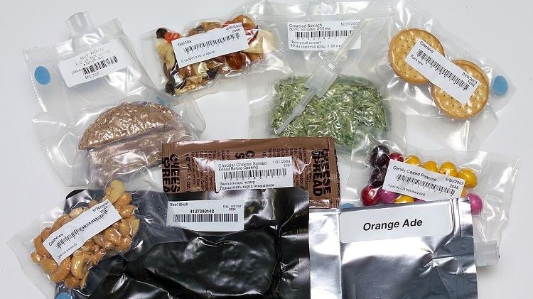 Dried food consumed by those who spend time on the International Space Station - NASA - NASA