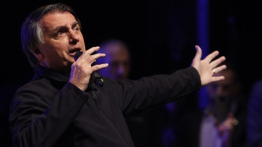 23.jun.2023 - Jair Bolsonaro em evento do PL no Rio Grande do Sul