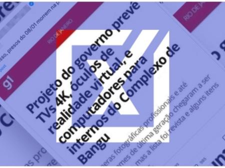 1º.dez.2023 - Projeto que previa envio de TVs 4K e PS5 a presídios era do governo do Rio, mas foi suspenso - Projeto Comprova