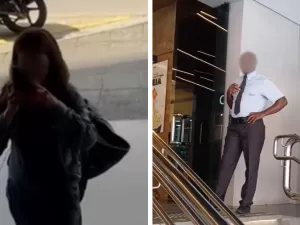 Mulher grava vídeo chamando segurança de shopping de 'negro demônio'