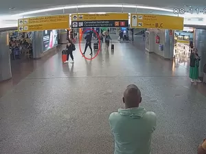 Novo vídeo mostra suspeito no aeroporto pouco antes da morte de Gritzbach