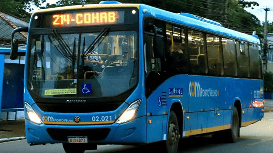 [Imagem ilustrativa] Ônibus circula em Porto Velho (RO)