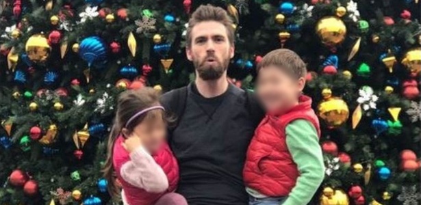 Os filhos de Michael Simpson não sabem que o pai foi assassinado pela mãe - Arquivo pessoal via BBC