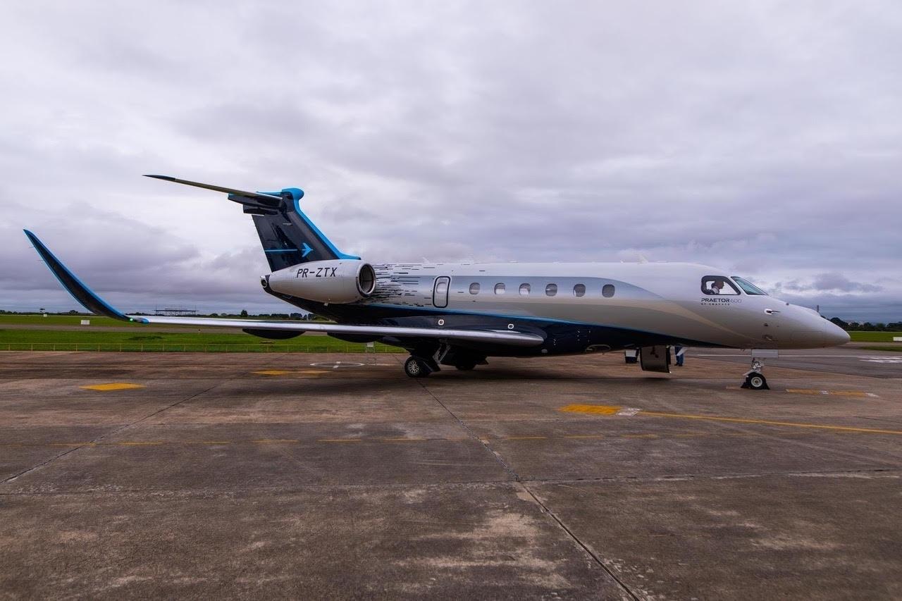 O jato Praetor 600 tem preço final de US$ 22,5 milhões (R$ 83,5 milhões) - Roosevelt Cássio/UOL