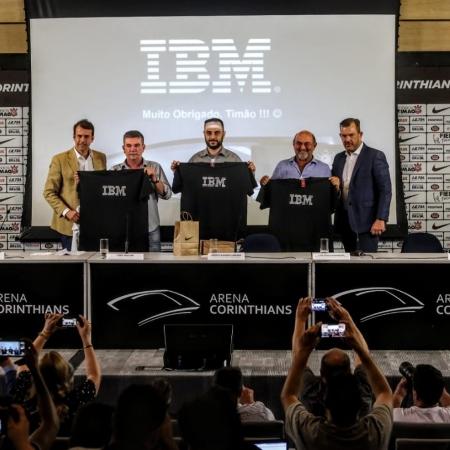 IBM e Corinthians anunciaram parceria em 2018 - Divulgação 