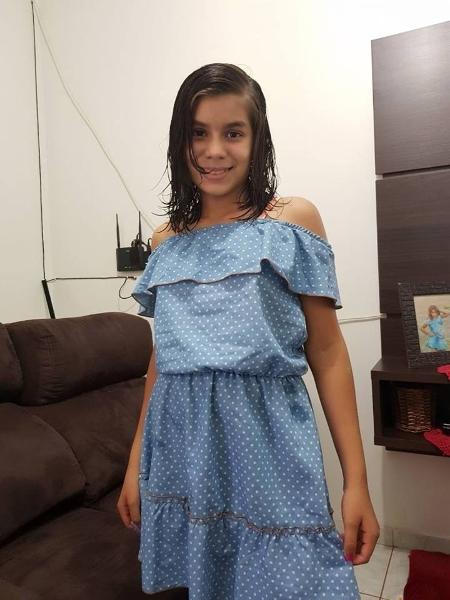 23.jun.2019 - Ieda Giovana Rodrigues, de 11 anos, morreu após acidente de carro enquanto era socorrida por ter sido picada por uma cobra - Reprodução/Facebook