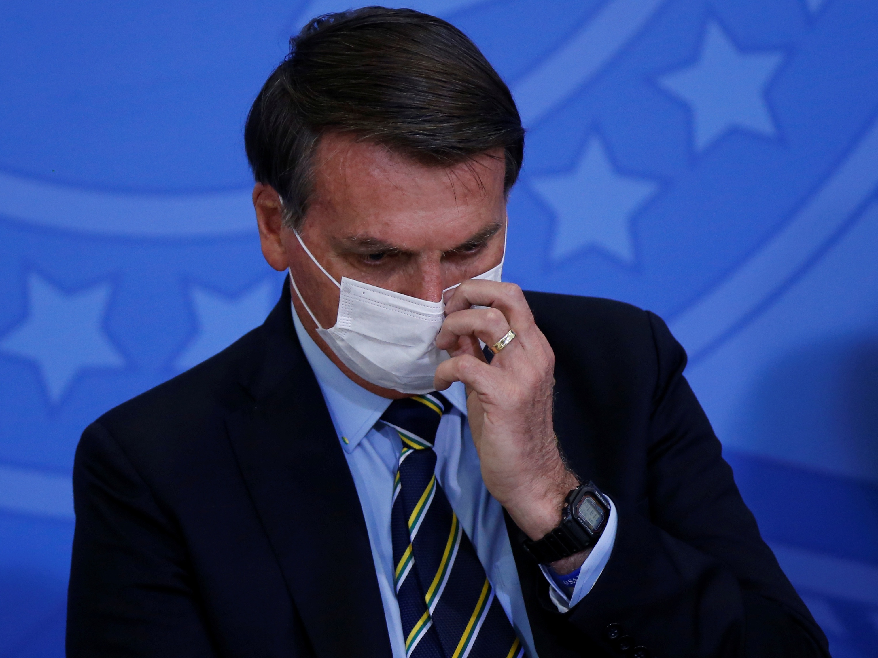 Bolsonaro baixa tom em discurso e prega 'paz' durante evento com Toffoli