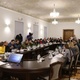 12.mar.2022 - Parlamentares ucranianas receberam eurodeputados em reunião em Lviv - Reprodução/Parlamento da Ucrânia