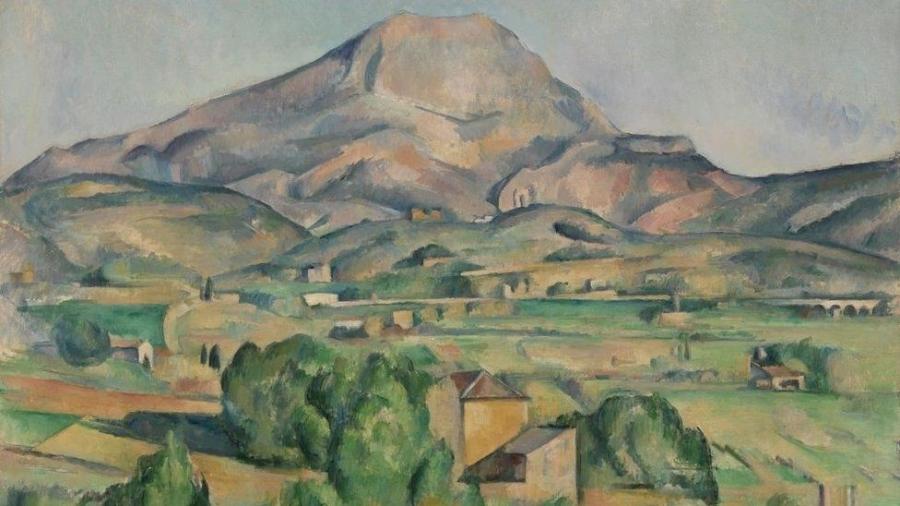 Cézanne pintou várias vezes o Mont Sainte-Victoire, no sul da França -- e uma destas obras será incluída no leilão - Getty Images