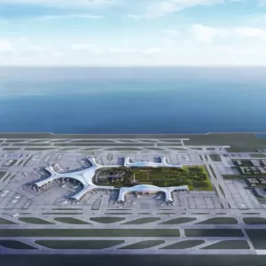 Reprodução/Dalian International Airport via CNN