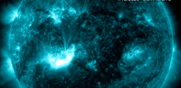 Nasa mostra forte erupção solar que causou alerta e pode prejudicar GPS